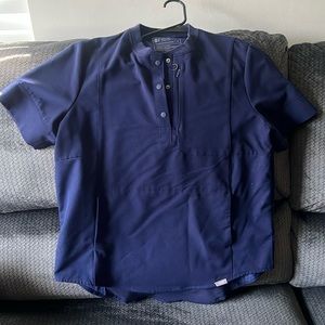 Figs scrubs set medium navy blue